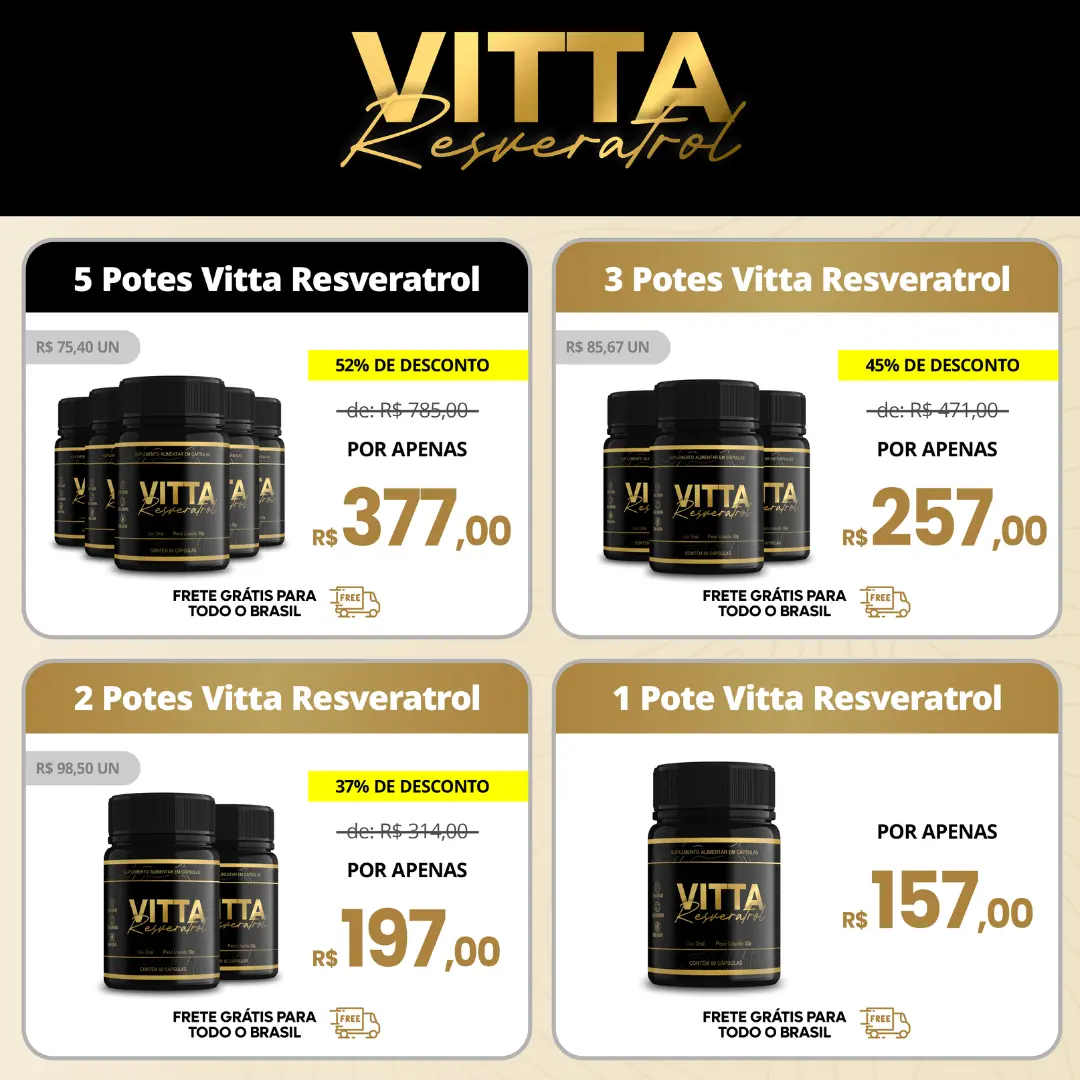 preço vitta resveratrol