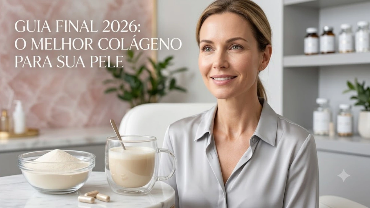 GUIA FINAL 2026: O MELHOR COLÁGENO PARA SUA PELE"